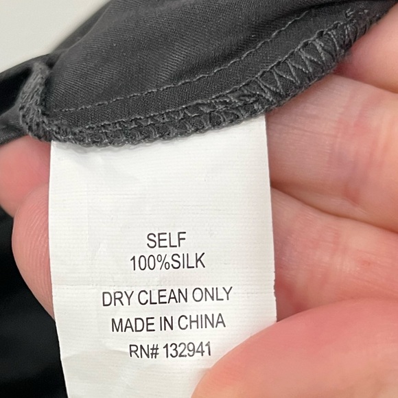 AMANDA UPRICHARD Jumpsuit Black Silk Revolve Pockets Size Medium new revolve - Picture 4 of 9